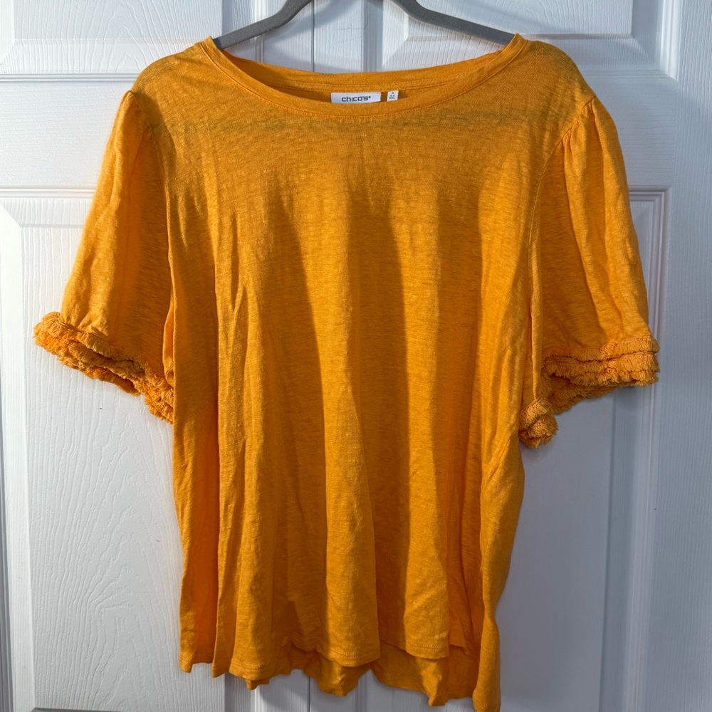 Chicos linen t shirt XXL